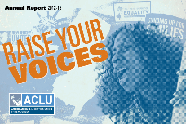 2013 ACLU-NJ Annual Report Cover