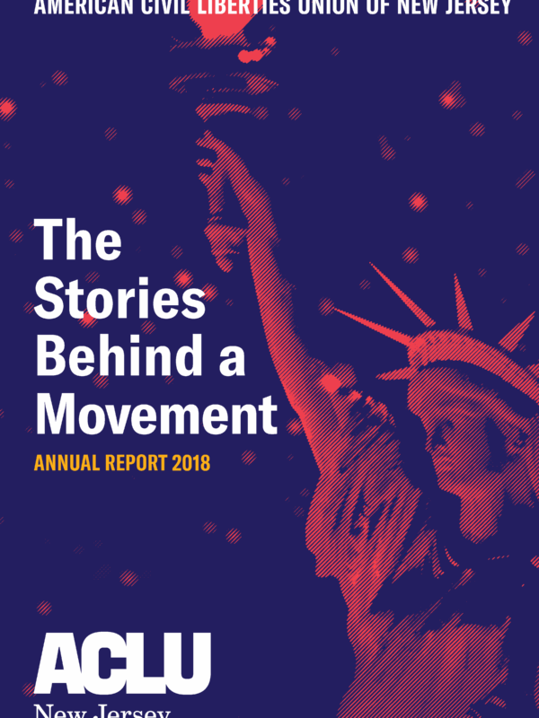 2018 ACLU-NJ Annual Report Cover