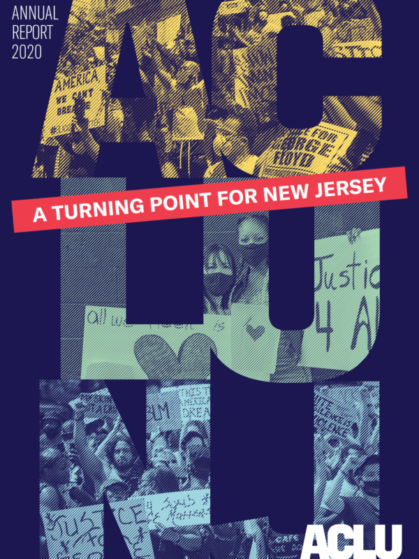 2020 ACLU-NJ Annual Report Cover
