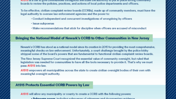 ACLU-NJ CCRB One-Pager
