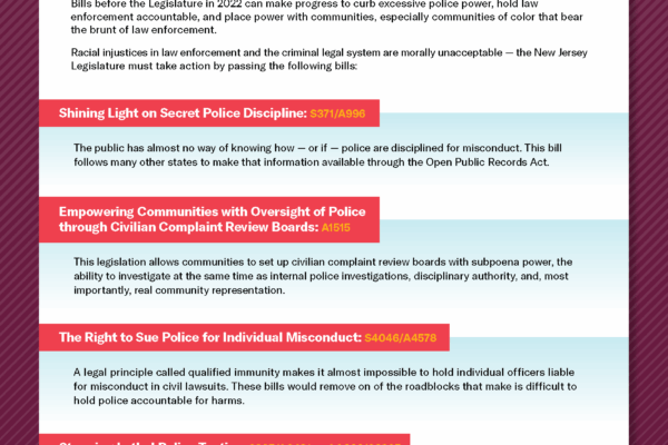 ACLU-NJ Policing One-Pager