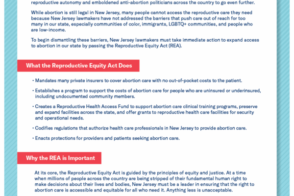 ACLU-REA One-Pager (2022)