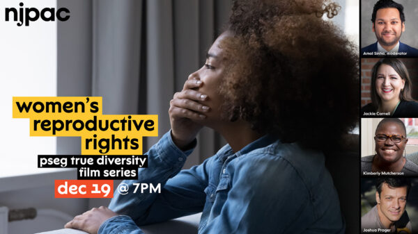 ACLU-NJ executive director Amol Sinha moderates a panel on reproductive rights