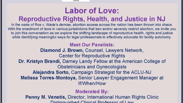 A flyer for an event called "Labor of Love" on Tuesday, February 14 at 12:30pm