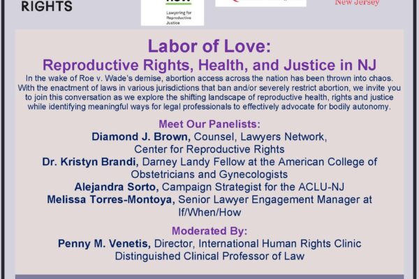 A flyer for an event called "Labor of Love" on Tuesday, February 14 at 12:30pm