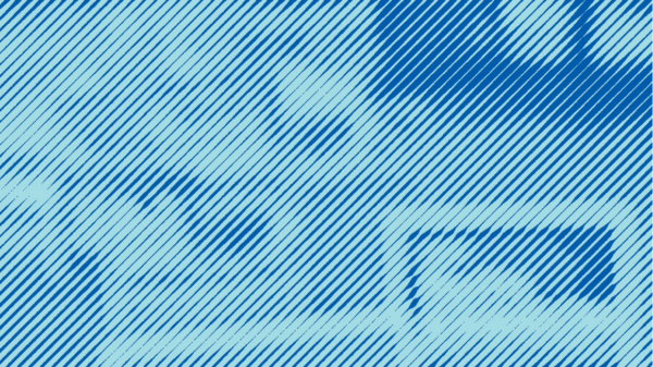 An image of political signs on a lawn with blue stripped treatment applied