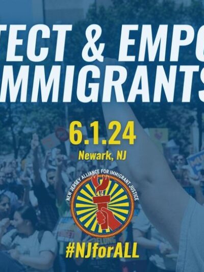 Flier for the Immigrant Heritage Month Kick Off and Rally Event