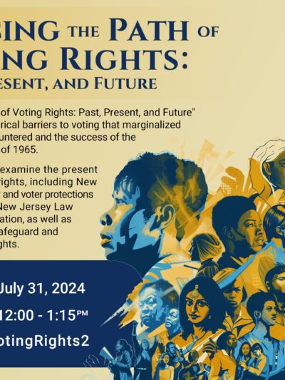 Tracing the Path to Voting Rights Event Flyer