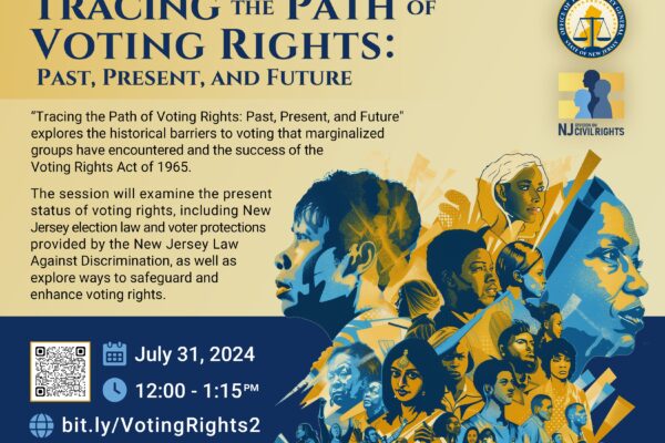Tracing the Path to Voting Rights Event Flyer