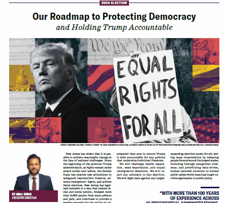 Front page of Civil Liberties Reporter Fall 2024