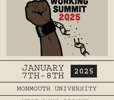2025 LAN Working Summit Flyer, January 7-8 at Monmouth University
