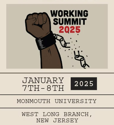 2025 LAN Working Summit Flyer, January 7-8 at Monmouth University