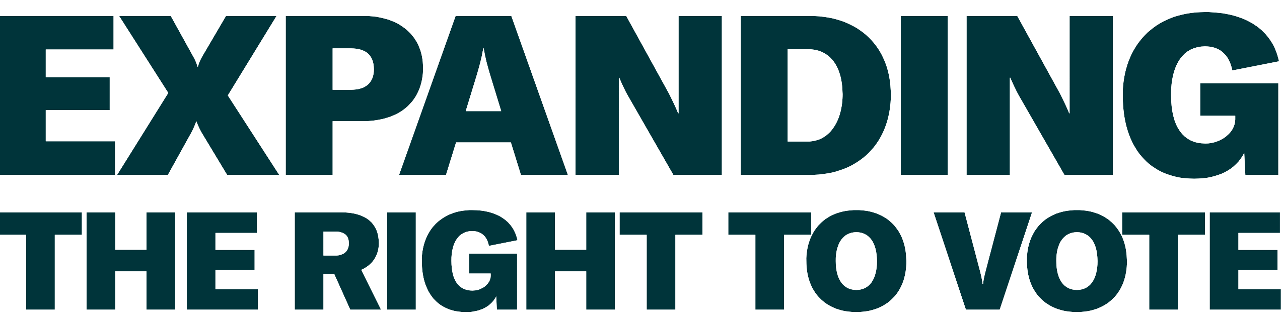 Expanding the Right to Vote