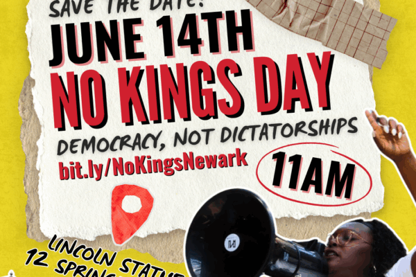 No Kings Day Newark NJ: One Planet, One People