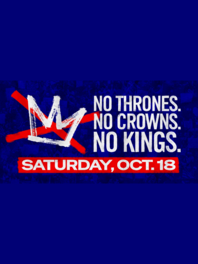 No thrones. No Crowns. No Kings. Saturday October 18
