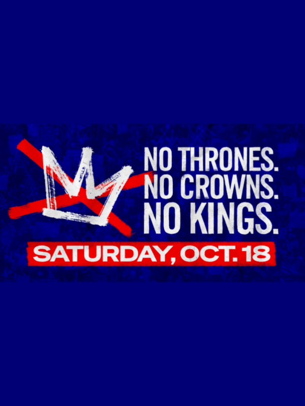 No thrones. No Crowns. No Kings. Saturday October 18