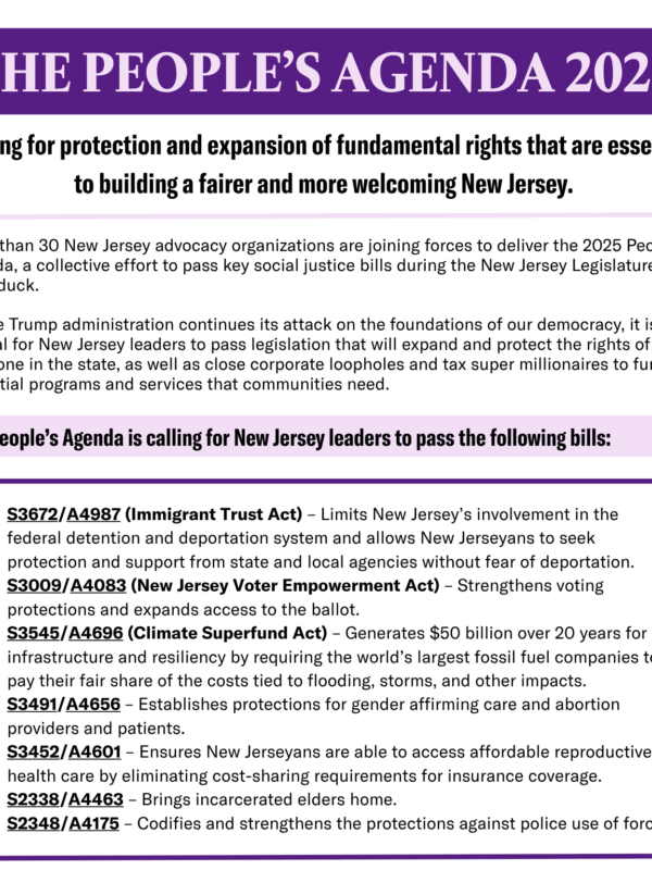 The People's Agenda 2025