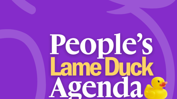 People's Lame Duck Agenda