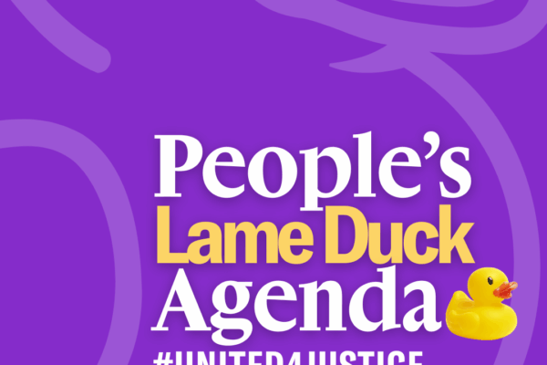 People's Lame Duck Agenda