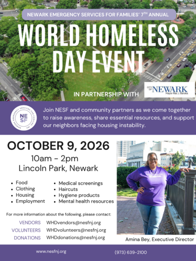 World Homeless Day Event Flyer