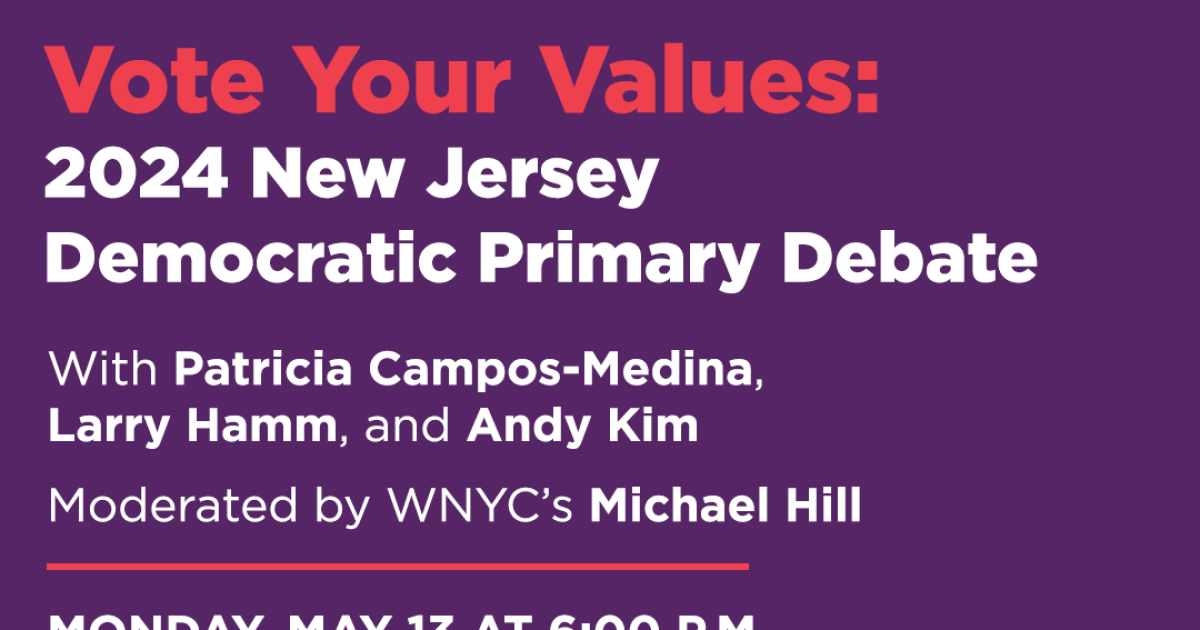 Vote Your Values 2024 New Jersey Democratic Primary Debate ACLU of New Jersey