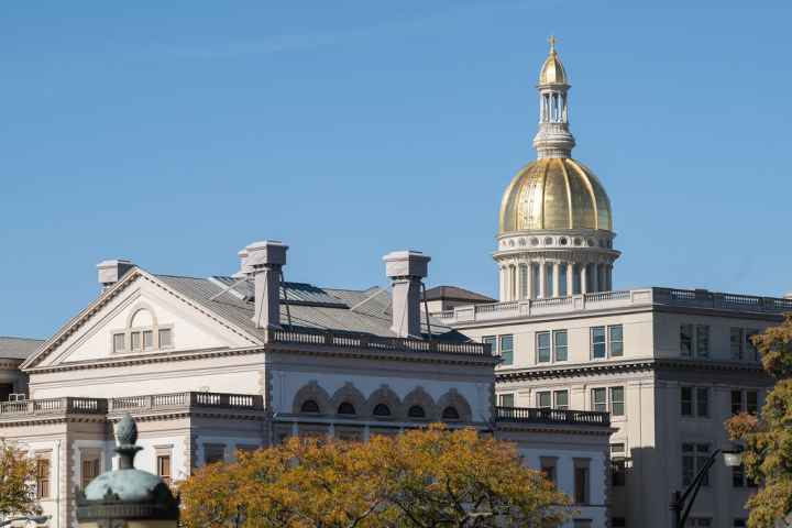 The New Jersey State House in Trenton.