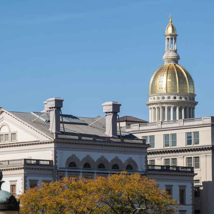 The New Jersey State House in Trenton.