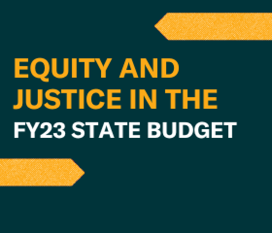 Equity & Justice in the FY23 Budget Tile